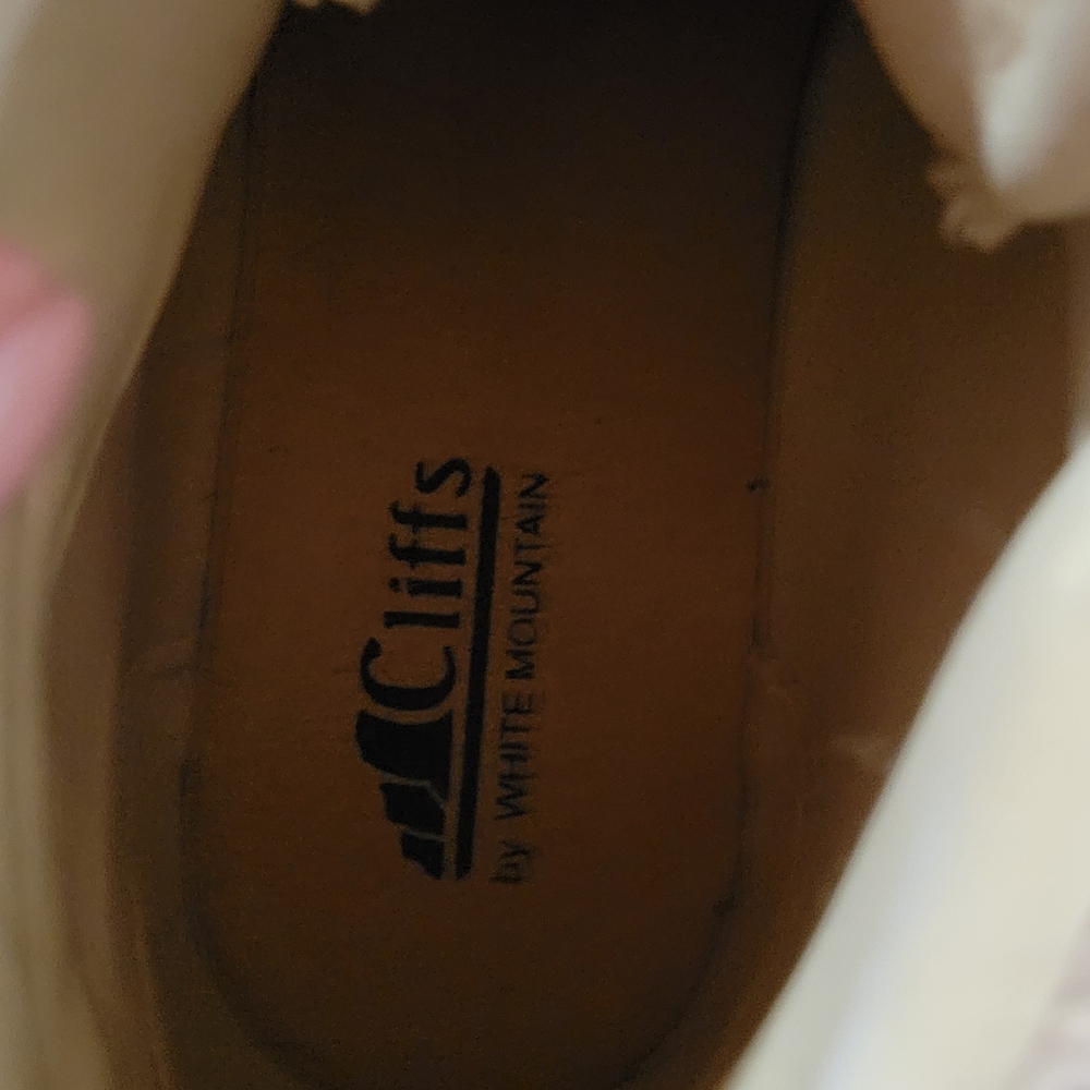 Women's Cream Ankle Boots - Picture 5 of 8